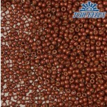 Zdjęcie - Koraliki TOHO Round Permanent Finish - Matte Galvanized Brick Red 11/0